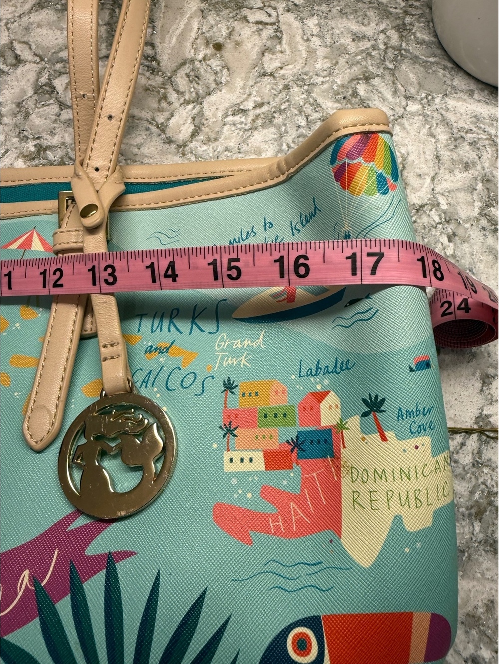 Spartina 449 Caribbean tote bag - Picture 8 of 8